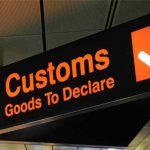 Crossing customs with goods