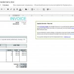 Создание инвойса в Excel